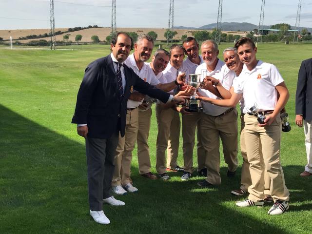 Equipo español en Colmenar Golf